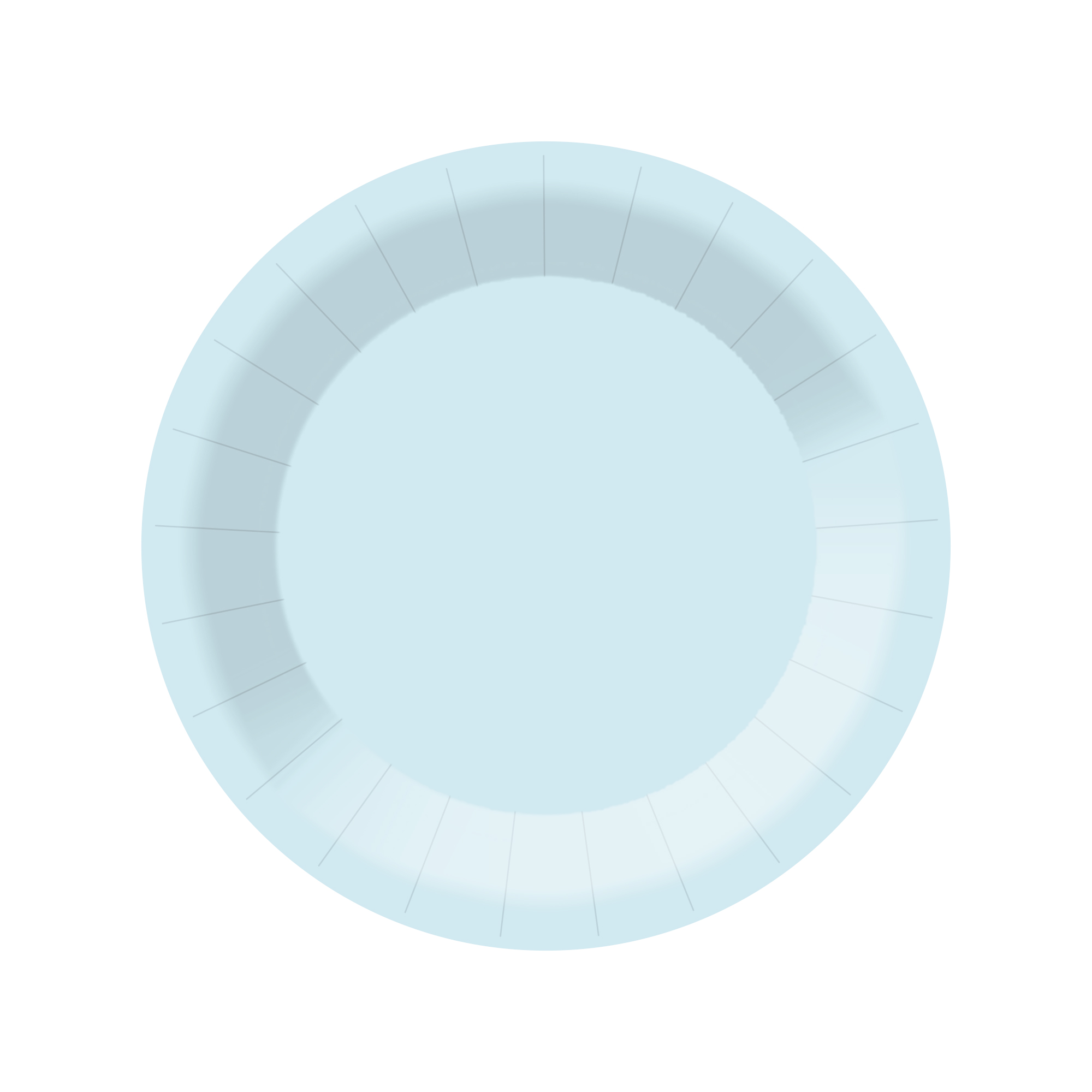 Plato de papel de 9 pulgadas * 8 piezas