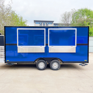 Camion de restauration mobile personnalisé de 16 pieds remorque pour café, pizza, sandwich camions de nourriture avec cuisine complète - Product Image 2