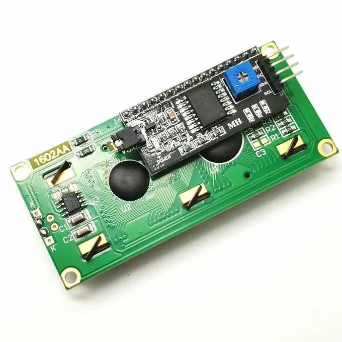 I2C 16x2 Blue On White Character LCD 5V 3V Compatible With Arduino R3 MEGA2560 And Raspberry Pi