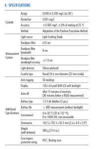 <span class=keywords><strong>Hanna</strong></span> HI97714 Tragbares Photometer für Hochwertige Phosphatmessung 0-30 Mg/L - Product Image 3