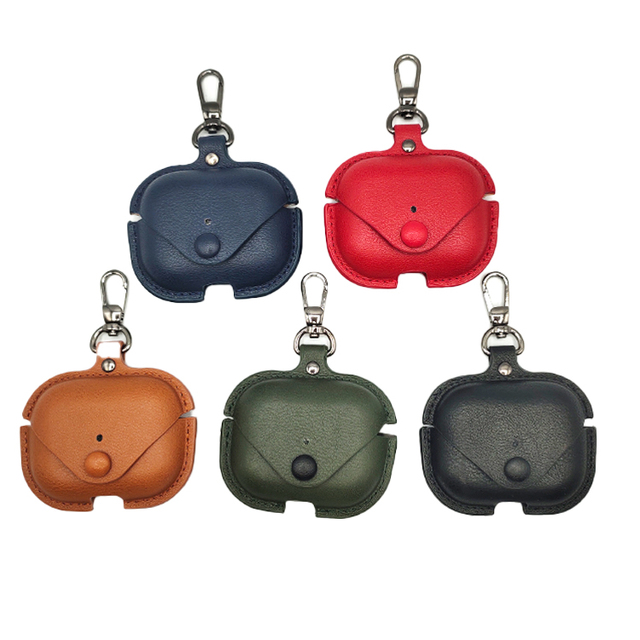 New Earphone Case for Apple Airpods 2 3 4 Accessories for AirPods Pro Case Key Luxury Leather Storage Wireless Earphone Cover