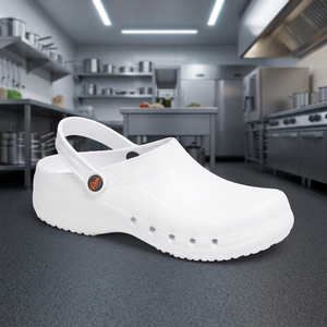 Garantía de calidad DIAN Zueco sanitario sin látex Color blanco Zapatos antideslizantes transpirables Suela extraíble - Product Image 3