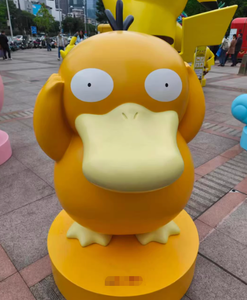 Escultura de Personaje de Pikachu a Tamaño Real, Figuras de Dibujos Animados, Adorno de Resina Grande para Piso, Centro Comercial, Puntos de Fotografía al Aire Libre - Product Image 4