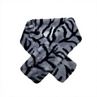 Écharpes de luxe en fausse fourrure pour femmes, couleur café, en peluche, épaisses, 90 cm, accessoires chauds pour l'automne/hiver, vente en gros, OEM/ODM