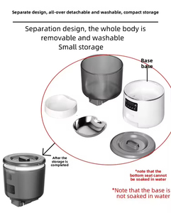 Con Chó Mèo Thông Minh Thức Ăn Vật Nuôi Bát Dispenser Tự Động Kết Nối Với Trung Chuyển 4L Wifi Ứng Dụng Điều Khiển Từ Xa Tự Động Vật Nuôi Trung Chuyển Với Nút - Product Image 4