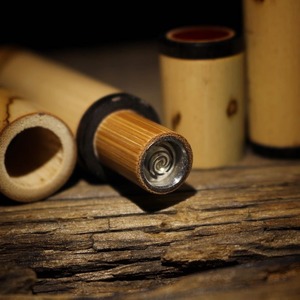 Retro Style Bamboo Tinder Lighter Rechargeable USB Electric Windproof For Cigarette Travel - Product Image 2