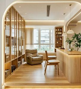 Armoire de rangement en bois bibliothèque armoire à livres maison bibliothèque salon étagère à livres armoire à livres - Product Image 6