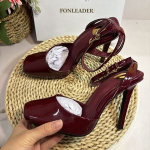 New Estilo De Tacones Open Toe Front Sandals Ankle Lace up Strap <b>Heels</b> for Ladies - Product Image 6