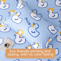 Taies d'oreiller personnalisées en gros 100 % coton, simples, doubles, Queen Size, draps et ensembles de taies d'oreiller pour enfants, impression, taille 48*74cm