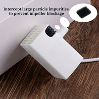 Pompe de remplacement pour fontaine à eau pour chat de 4 L et 2,2 L, moteur submersible ultra silencieux 5 V USB avec lumière LED et arrêt automatique anti-sécheresse