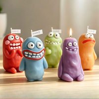 Petite figurine amusante en argile, cadeau créatif, cadeau d'anniversaire, souvenir, bougie parfumée, personnalisation