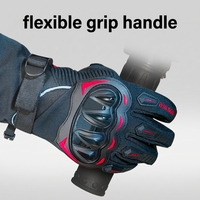 Gants de moto d'hiver personnalisés OEM ODM, compatibles écran tactile, anti-choc, avec manchette longue, imperméables, pour motocross et course