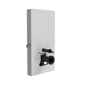 Wall Hung Concealed Cabinet Cistern Mechanism with Glass for Bathroom Use Includes mixer for hot and cold water