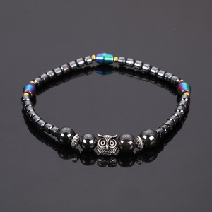 Perte de poids aimant bracelets de cheville pour femmes hommes hibou animaux pierre thérapie magnétique Bracelets cheville soulagement de la douleur santé bijoux - Product Image 4