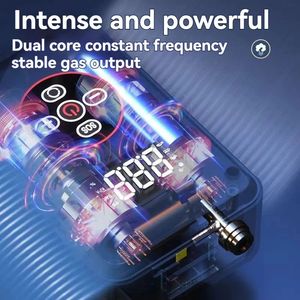 Pompe à air électrique sans fil WOSEN améliorée pour voiture, gonfleur de pneus à batterie lithium haute performance 150 PSI, outils de gonflage de pneus - Product Image 3