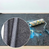 Feutre de protection de sol antidérapant en PE imperméable 300GSM 50M pour la rénovation