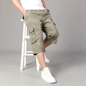 กางเกงครอปใส่ทำงานแห้งเร็วสำหรับผู้ชายกางเกงขาสั้นลำลองเล่นกีฬาฤดูร้อนแบบปรับแต่งโลโก้ได้ตามต้องการ - Product Image 2