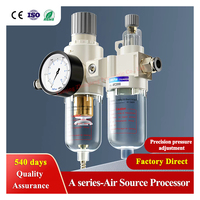 Filtre de compresseur d'air AR en deux parties, traitement de la source d'air, séparateur d'eau et d'huile AFC2000, vanne de régulation de pression, pièces pneumatiques