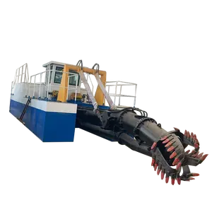8 12 18 24 26 Inch Cutter Suction Dredger River Sand Dredging Machine Max India Diesel Marketing Motor Power Engine Room Pump