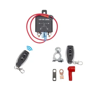 Télécommande 12V 250A Kit d'interrupteur de déconnexion de batterie