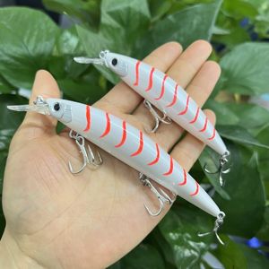 Schwerer <span class=keywords><strong>Minnow</strong></span>-Köder zum Angeln 90mm 31g Salzwasser Rolling Wobbler sinkend Kunststoff-Angelköder Weitwurf-Fischköder - Product Image 3