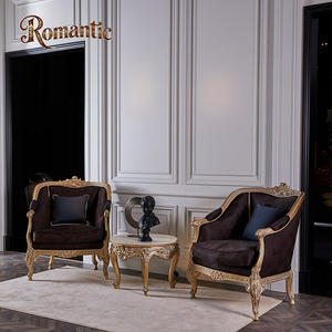 ชุดโซฟาสี่เหลี่ยมสไตล์ฝรั่งเศสสมัยใหม่<span class=keywords><strong>ห</strong></span>รู<span class=keywords><strong>ห</strong></span>ราแบบห<span class=keywords><strong>ลุย</strong></span><span class=keywords><strong>ส์</strong></span>ที่ 16 สำ<span class=keywords><strong>ห</strong></span>รับวิลล่าหรู<span class=keywords><strong>ห</strong></span>รา ทำจากไม้เนื้อแข็งสีทองแกะสลักด้วยมือ พร้อมเบาะนุ่มสีแดง - Product Image 6
