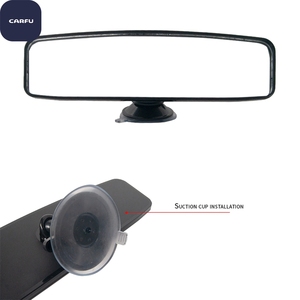 CARFU Universal 7.8/9 Inch Interior <b>Clip</b>-on Wide Angle Abs+glass Rear View <b>Mirror</b> Reduce Blind Spot Effectively for Car Suv - Product Image 4