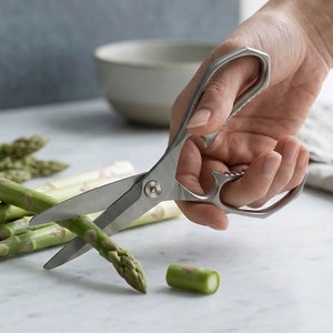 Yangjiang All Steel <b>Kitchen</b> Shears 4.25in Stainless Steel For Chicken Duck Bone Cutting - Product Image 2