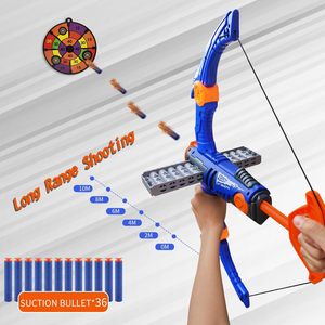 Juego de Arco y Flechas de Juguete para Dardos de Espuma, con Clip para 12 Dardos, 36 Dardos, 1 Gafas Protectoras y 1 Objetivo de Plástico, para Mayores de 14 Años, Regalo de Cumpleaños - Product Image 4