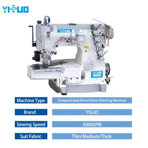 Máquina de Coser Industrial de Alta Velocidad con Accionamiento Directo YS-600-01CB/D, Máquina de Costura Plana para Ropa Deportiva, Ropa Interior y Sujetadores - Product Image 3