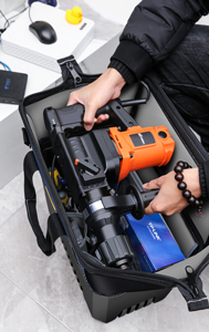 Sacs à outils multifonctions Sac à dos solide et durable Sac étanche pour outils de charpentier Boîte à outils à fond en plastique - Product Image 4