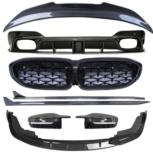 สเกิร์ตข้างคาร์บอนไฟเบอร์ทรง Early Stage สำหรับรถยนต์ซีรีส์ 3 รุ่น G20 - Product Image 6