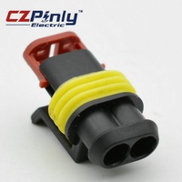 Connecteurs de type TE 282080-1 pour voiture, connecteurs de raccordement pour véhicule, 2 broches