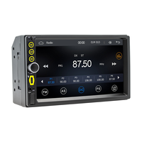 Lecteur multimédia de voiture double DIN 2 DIN 7 pouces avec écran tactile Bluetooth sans fil Carplay Android Auto FM USB Type-C universel