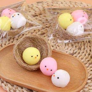 Juguetes Blandos de Pollito Kawaii, Pelotas Antiestrés para Niños, Recuerdos de Fiesta, Juguetes para Aliviar el Estrés para Cumpleaños - Product Image 1