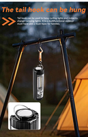 Lampe de vélo de nuit pour VTT en alliage d'aluminium IPX4 portable avec LED XPG super lumineuse de 1000 lumens intégrée, batterie rechargeable de 1800 mAh, type C