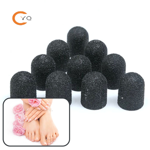 Haute qualité 13mm abrasif Nail Art perceuse différentes couleurs pédicure ponçage capuchon bas prix - Product Image 4