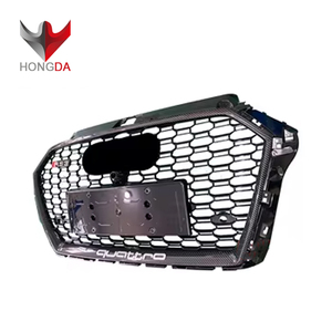 Kit carrosserie Grille alvéolée en fibre <span class=keywords><strong>de</strong></span> carbone pour <span class=keywords><strong>Audi</strong></span> <span class=keywords><strong>A3</strong></span> 2017 2018 Facelift <span class=keywords><strong>Audi</strong></span> RS3 Grille avant - Product Image 1