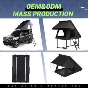Tienda de Campaña de <span class=keywords><strong>Techo</strong></span> Rígida de Aluminio con Estructura en X, Impermeable, para SUV y Automóviles, para Camping y Todoterreno, Tienda de Campaña Versátil para <span class=keywords><strong>Techo</strong></span> de Automóvil - Product Image 4