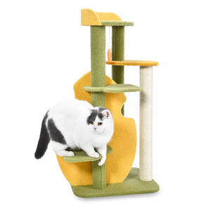 Menara kucing Deluks dengan nyaman Kondominium Sisal menggaruk <span class=keywords><strong>Post</strong></span> dan platform istirahat - Product Image 1