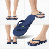 Bosirui – Tongs d'été en PE en gros, sandales confortables en PVC, avec logo personnalisé, dernier design pour hommes et femmes