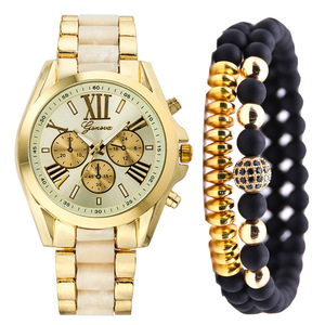 3 cái/bộ Vòng đeo tay nam khuyến mãi hợp kim giá rẻ valentine's quà tặng ngày quý ông thạch anh Đồng hồ thời trang nam - Product Image 6