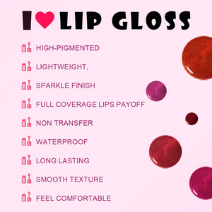 Ochain brillo líquido lápiz labial diamante impermeable metálico LipglossTube impermeable perla brillo de labios para mujeres cosmético brillo de labios - Product Image 4