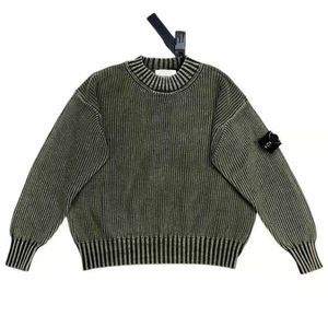 Pull tricoté de luxe à capuche pour homme, style streetwear hip-hop urbain, 100% coton, vintage haut de gamme, idéal pour l'automne et les loisirs - Product Image 1
