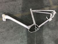 Cadre de vélo électrique à suspension complète en alliage d'aluminium, moteur bafang BBS