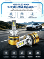 Ampoules de phares de voiture LED RISING à haut lumen 320W 30000LM H4/9007/H13/9005/9006 6500K Plug and Play Installation facile