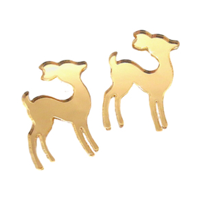 Pequeño acrílico Kawaii ciervo espejo acrílico corriendo <span class=keywords><strong>Bambi</strong></span> para decoración de Navidad personalizado espejo Reno Decoración - Product Image 1