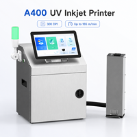 Imprimante UV OMA A400 avec résolution variable 3000 DPI, tête Ricoh G4, codeur industriel pour code QR dynamique et code-barres