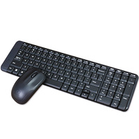 Ensemble clavier et souris sans fil Logitech MK220 Anti-Ghosting 3 touches pour ordinateur portable, ordinateur de bureau, bureau ou usage domestique