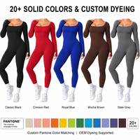 Combinaison en coton confortable pour femmes, taille et couleur personnalisées, motif uni, légère, avec logo, matière douce